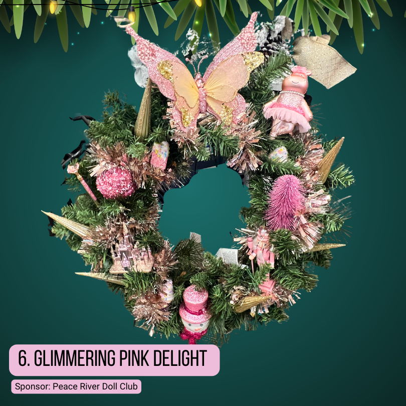 6. Glimmering Pink Delight 