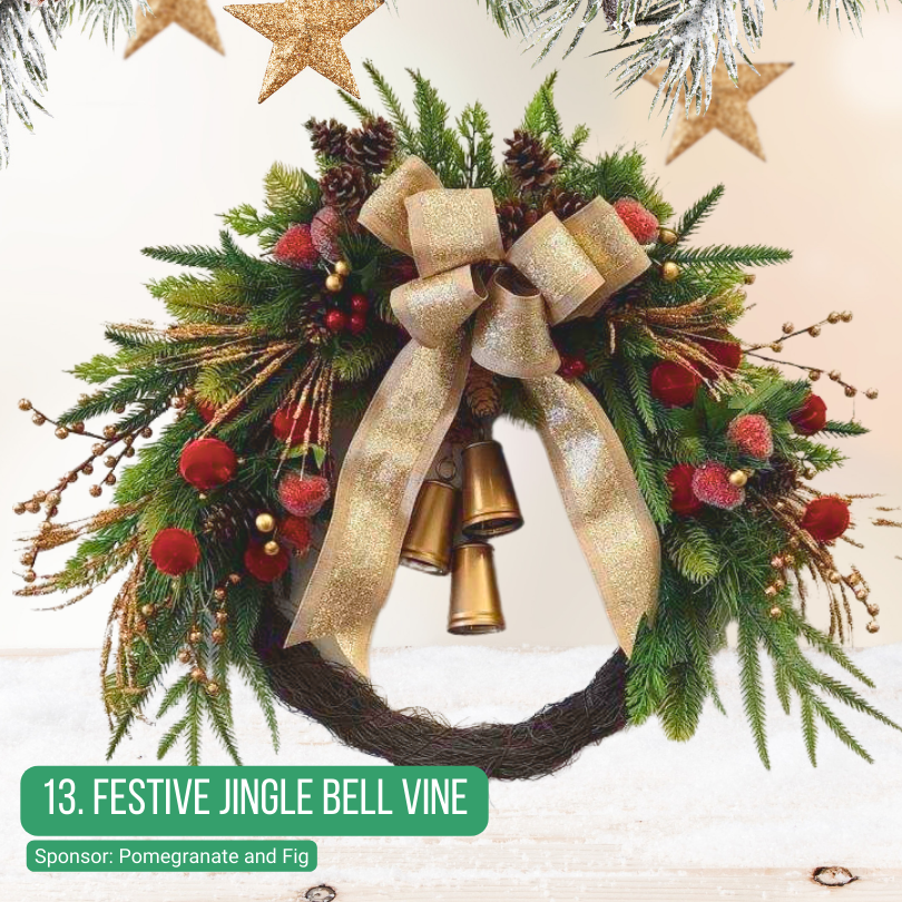 13. Festive Jingle Bell Vine