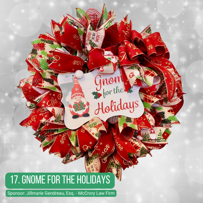 17. Gnome for the holidays