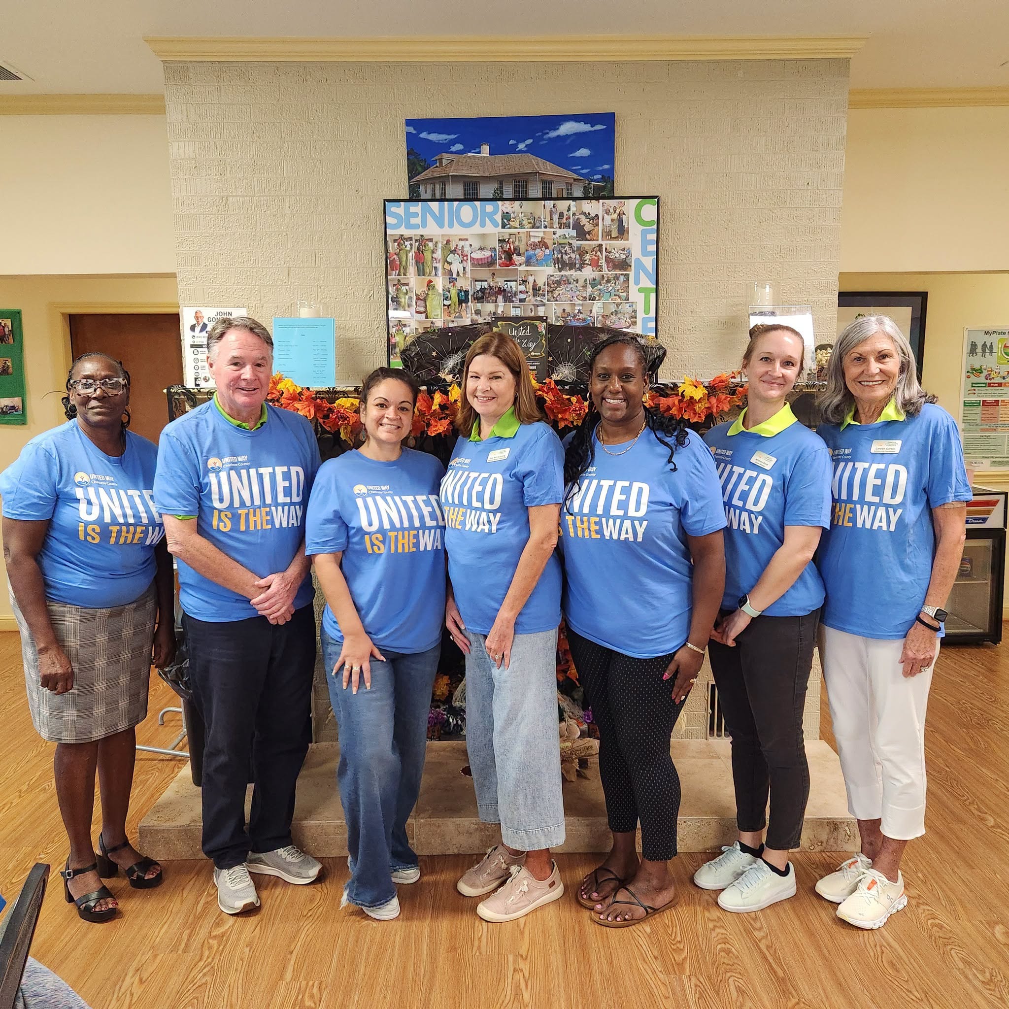 Volunteers at Senior Friendship Centers during Day of Caring.