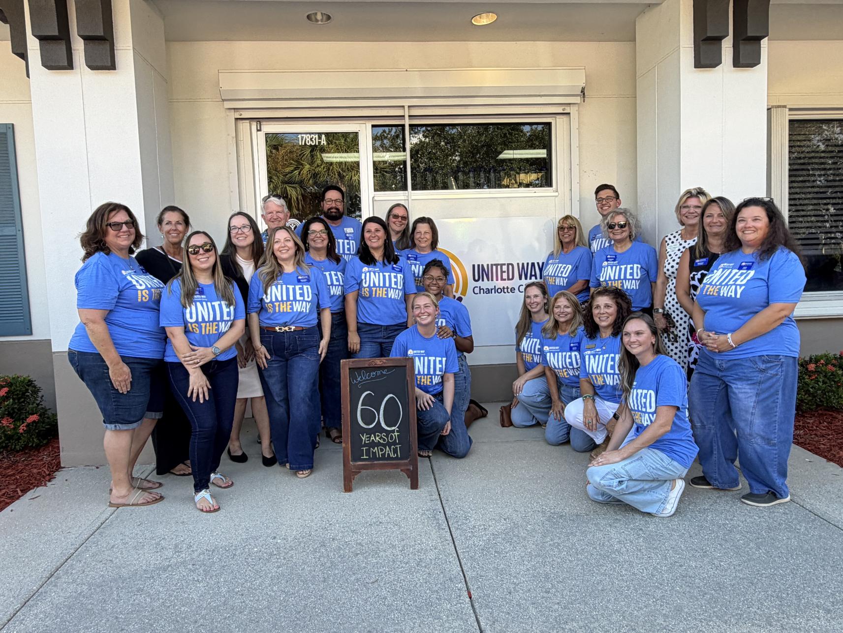 United Way supporters celebrating 60 years of local impact