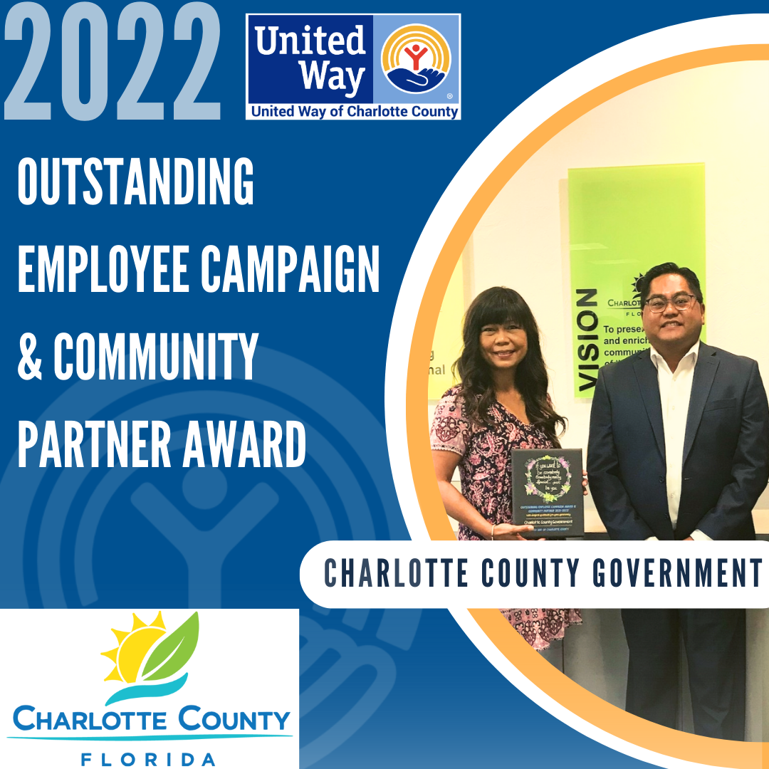 Outstanding Employee Campaign & Community Partner Charlotte County Government