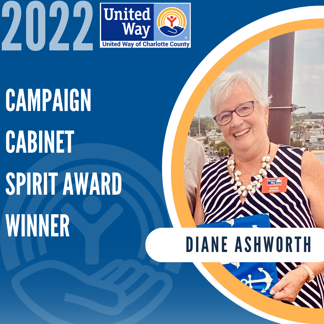 Campaign Cabinet Spirit Award Diane Ashworth
