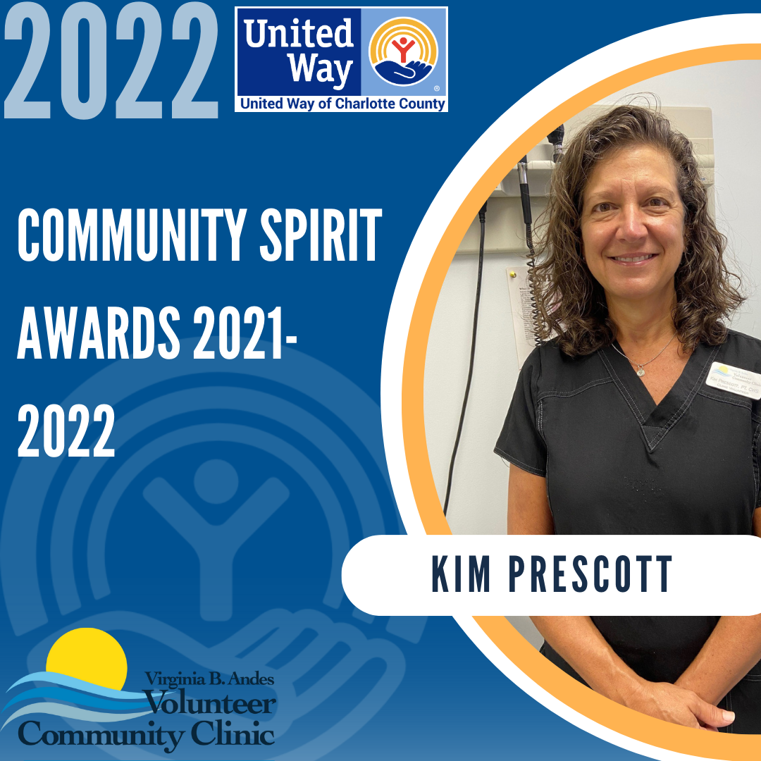Community Spirit Award KIm PRescott