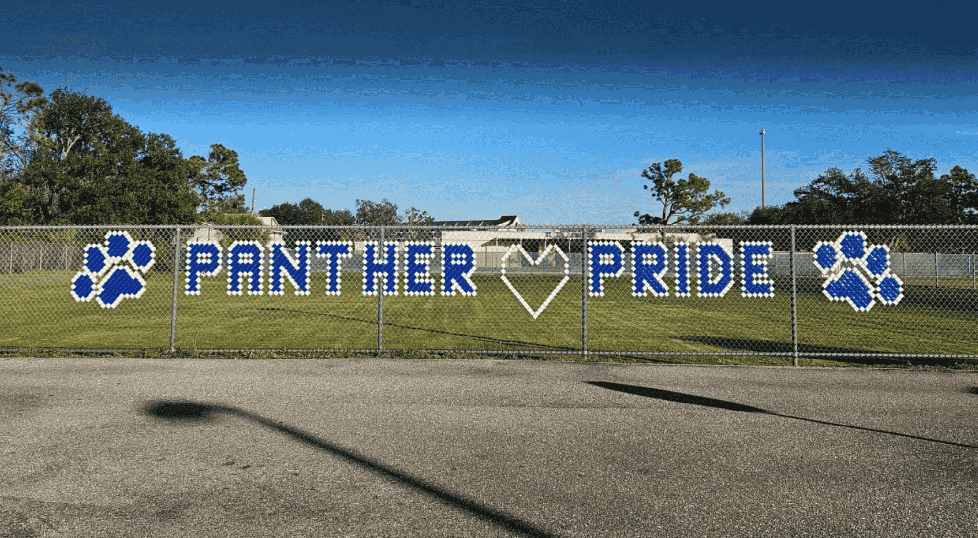 Panther Pride displayed outside Peace River Elementary School