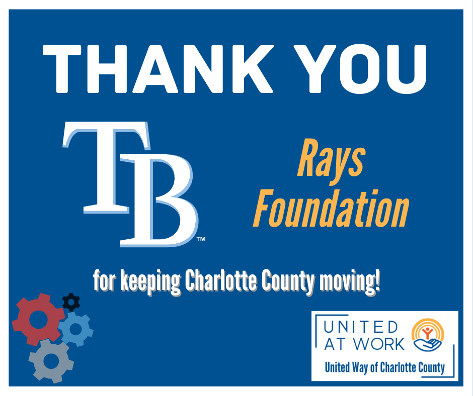 Tampa Bay Rays Foundation thank you graphic